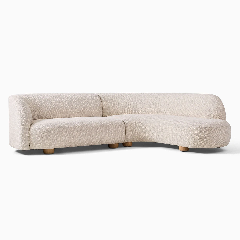 Laurent 2-Piece Wedge Chaise Sectional (111.5") | West Elm