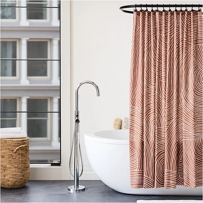 Swirl Shower Curtain | West Elm