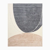 Rounded Modern Form Rug | West Elm