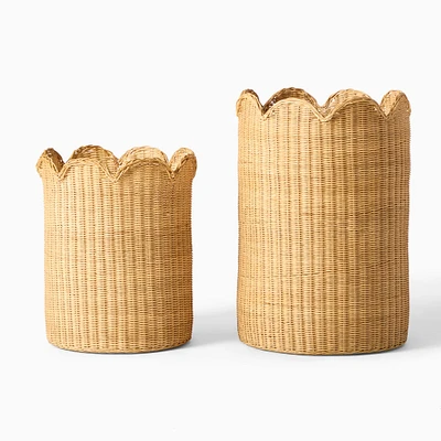 Misha & Puff Rattan Baskets (Set of 2) | West Elm