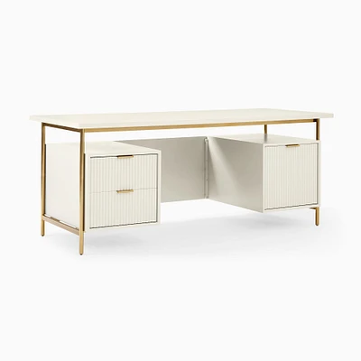 Quinn Executive Desk (74") | West Elm