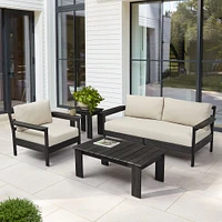 Playa Outdoor Sofa (70"), Lounge Chair & Coffee Table Set | West Elm