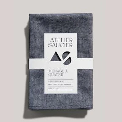 Japanese Chambray Napkin Set of 4