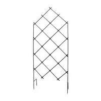 Lattice Trellis, Wrought Iron, 36''x95''x.5'', Graphite