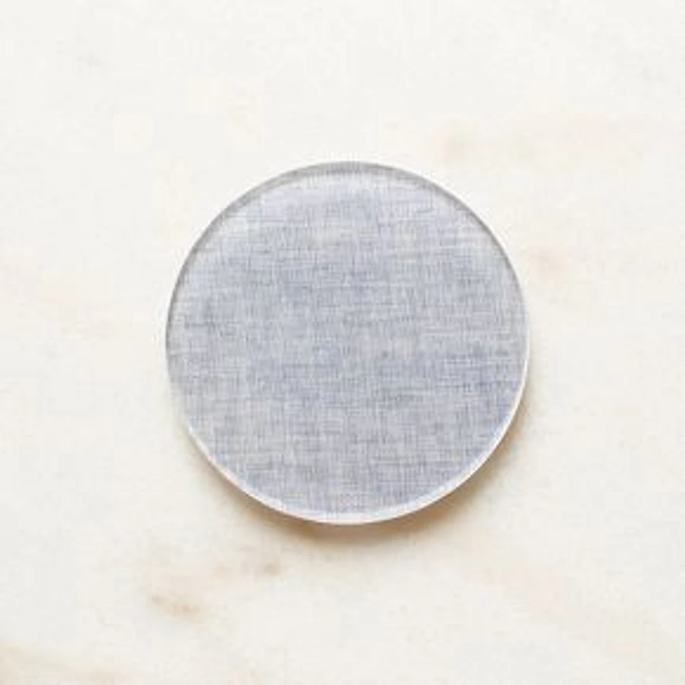 Stone Chambray Coaster