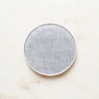 Stone Chambray Coaster