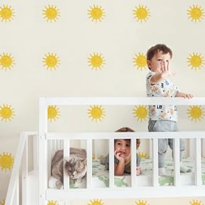 Mini Suns Peel & Stick Wallpaper, WE Kids