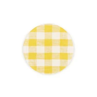 Proper Table Wadsworth Goldenrod Gingham Coaster (Set of 4) | West Elm