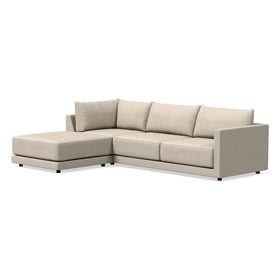 Melbourne 3-Piece Ottoman Sectional (116") - Clearance | West Elm