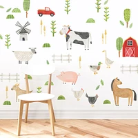 Mej Mej Modern Farm Peel & Stick Wall Decals | West Elm