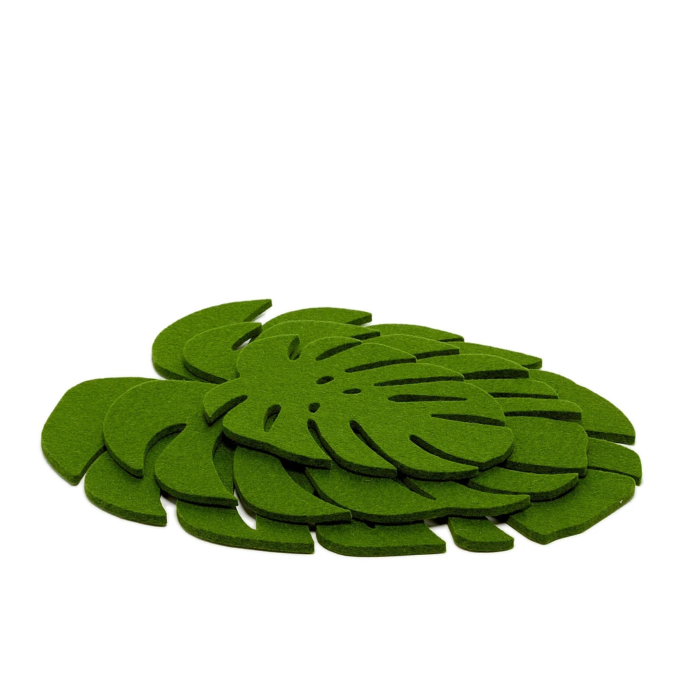 Graf Lantz Felt Trivet Set - Monstera | West Elm