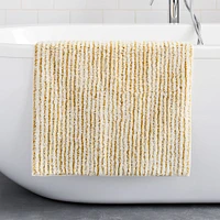 Organic Tufted Stripe Bath Mat | West Elm