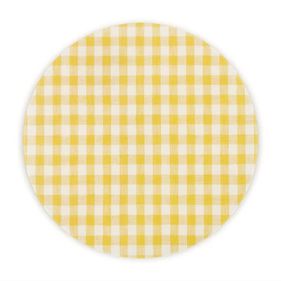 Proper Table Wadsworth Goldenrod Gingham Placemat | West Elm