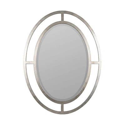 Gallant Wood Oval Wall Mirror | West Elm