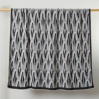 Made*Here New York Deco Skyscraper Cotton Throw | West Elm