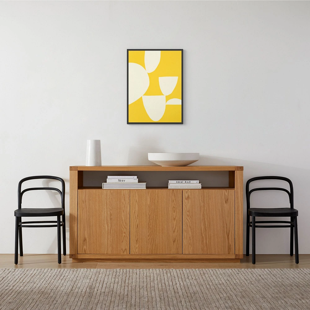 Meditation Goldenrod Framed Wall Art by Erica Hauser | West Elm