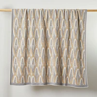 Made*Here New York Deco Skyscraper Cotton Throw | West Elm