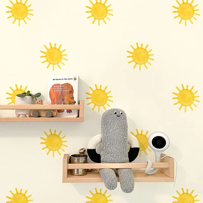 Mej Mej Mini Suns Peel & Stick Wall Decals | West Elm