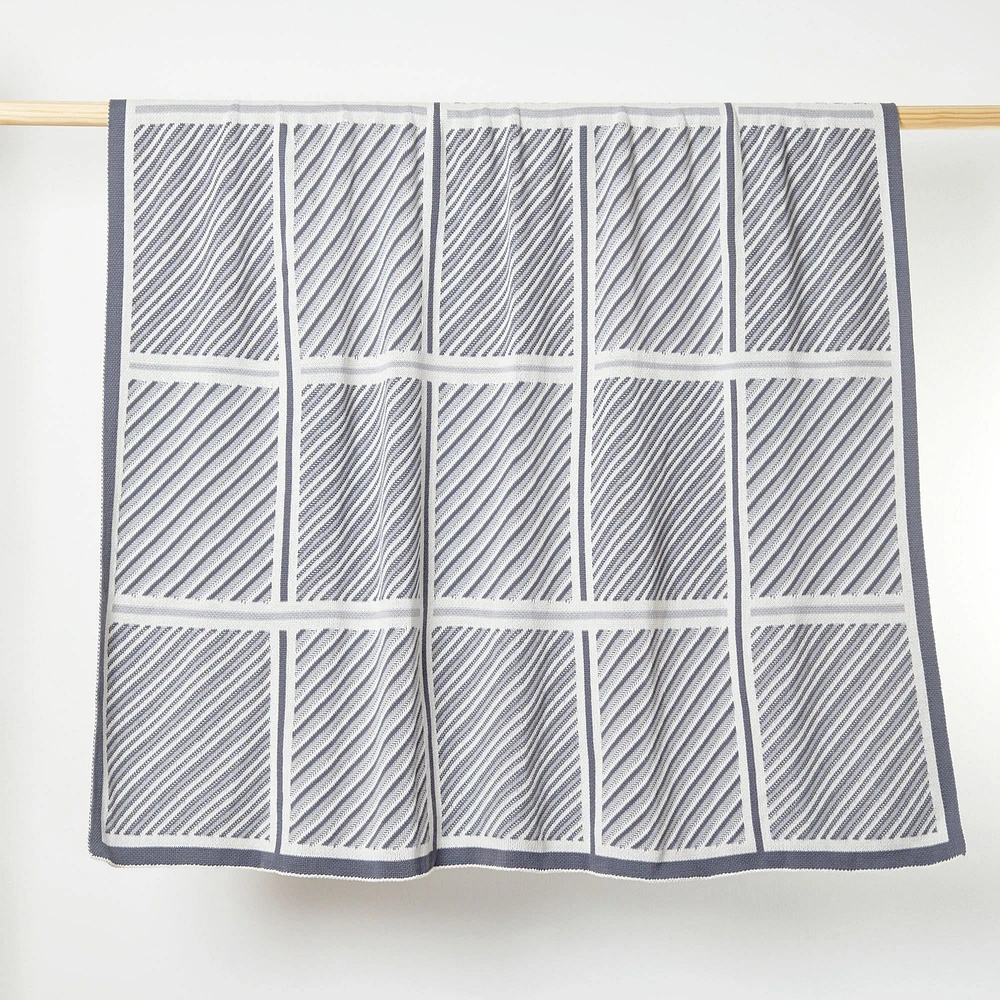 Made*Here New York Classic Crossings Cotton Throw | West Elm