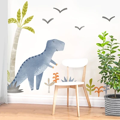 Mej Mej Theo The Dinosaur Peel & Stick Wall Decals | West Elm