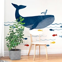 Mej Mej Warrick The Whale Peel & Stick Wall Decals | West Elm