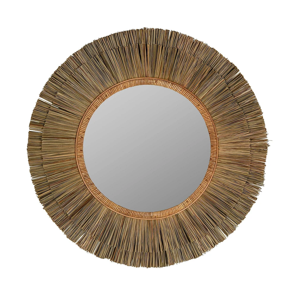 Sea Grass Round Wall Mirror | West Elm