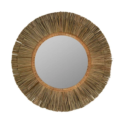 Sea Grass Round Wall Mirror | West Elm