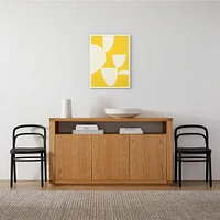 Meditation Goldenrod Framed Wall Art by Erica Hauser | West Elm