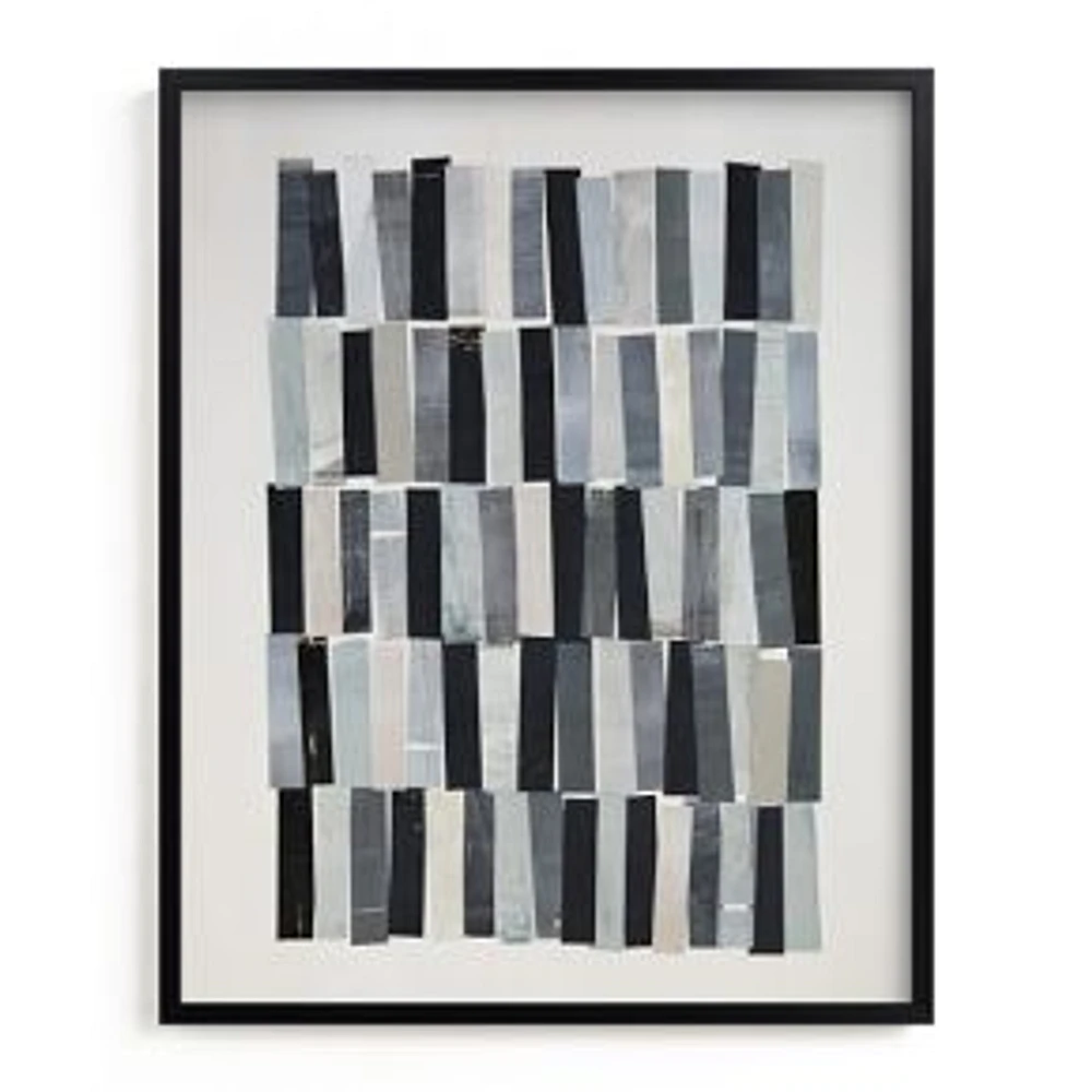 Tonality I Wall Art, 20" x 16", Black