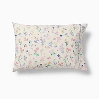 Little Garden Floral Sheet Set, Pink Blush, Standard Pillowcase, Set of 2