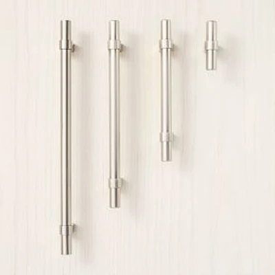 Modernist 4" Pull, Brushed Nickel