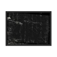 Indecipherable Wall Art Black 24X18X1.5 Black Maple