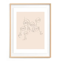 Lunettes Framed Wall Art by Minted for West Elm |