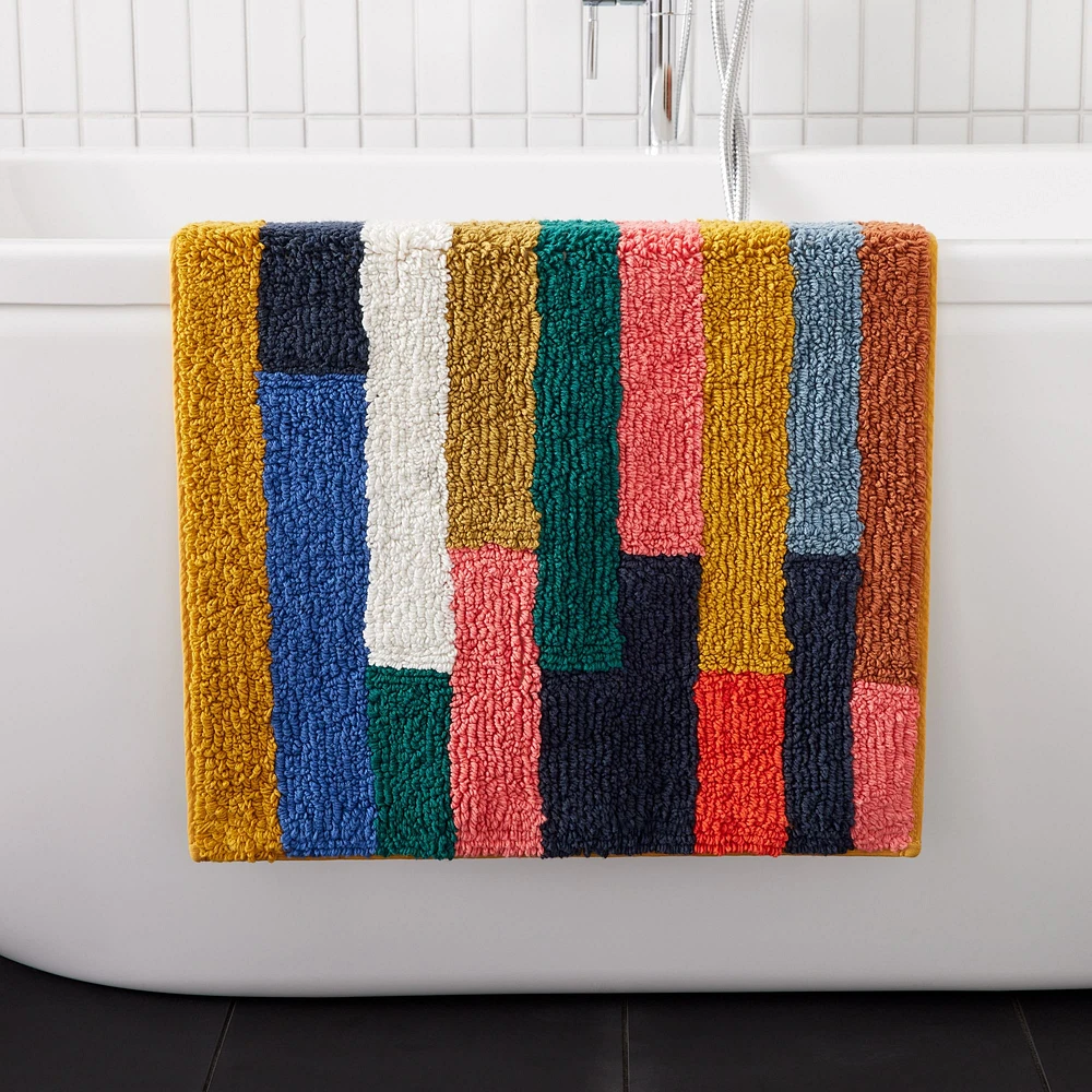 Landscape Stripes Bath Mat | West Elm