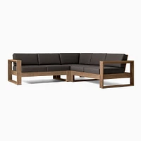 Portside Outdoor 3-Piece L-Shaped Sectional (97") | West Elm