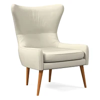 Erik Leather Wing Chair | West Elm