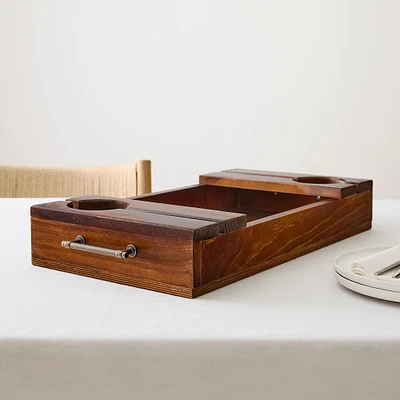 StoneWon Designs Co. Pine & Birch Wine Serving Tray | West Elm