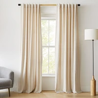 Cotton Velvet Curtain | West Elm