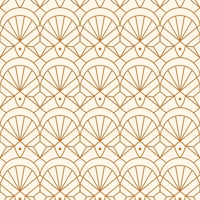 Art Deco Retro Geo Wallpaper | West Elm