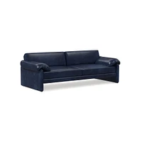 Parry Leather 2-Piece Chaise Sectional (123") | West Elm