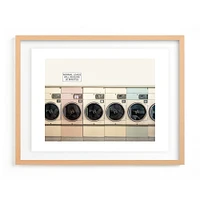 At The Laundromat Framed Wall Art by Minted for West Elm |