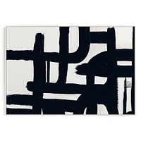 Black and White Series III by Carmen Guedez, Wood Frame, Full Bleed, 24x30