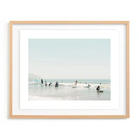 Surf School Framed Wall Art by Minted for West Elm |