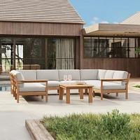 Playa Outdoor 6-Piece U-Shaped Sectional (126") | West Elm