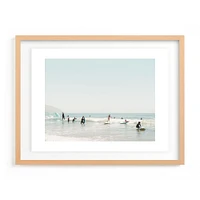 Surf School Framed Wall Art by Minted for West Elm |