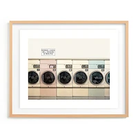 At The Laundromat Framed Wall Art by Minted for West Elm |