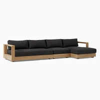 Telluride Outdoor 3-Piece Chaise Sectional (150") | West Elm