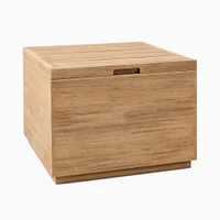 Volume Outdoor Square Storage Side Table (26") | West Elm