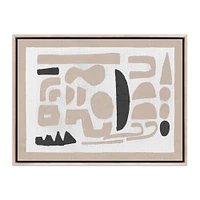Shapes Of Me Floating Canvas Wall Art | West Elm