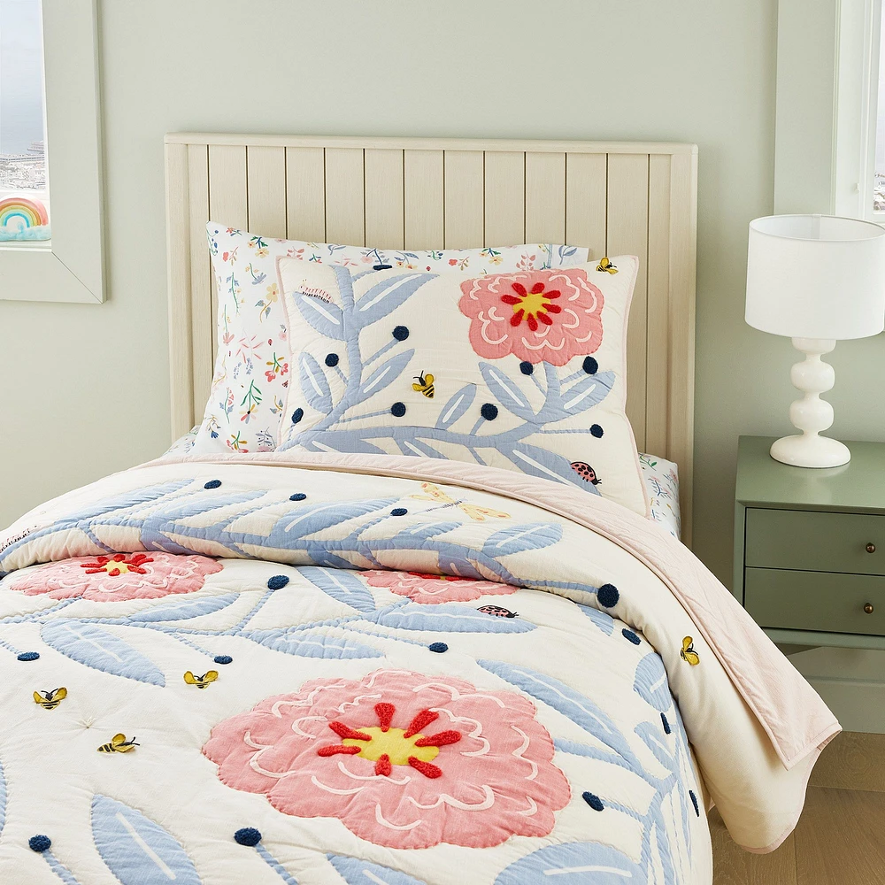 Little Garden Floral Quilt & Shams | West Elm